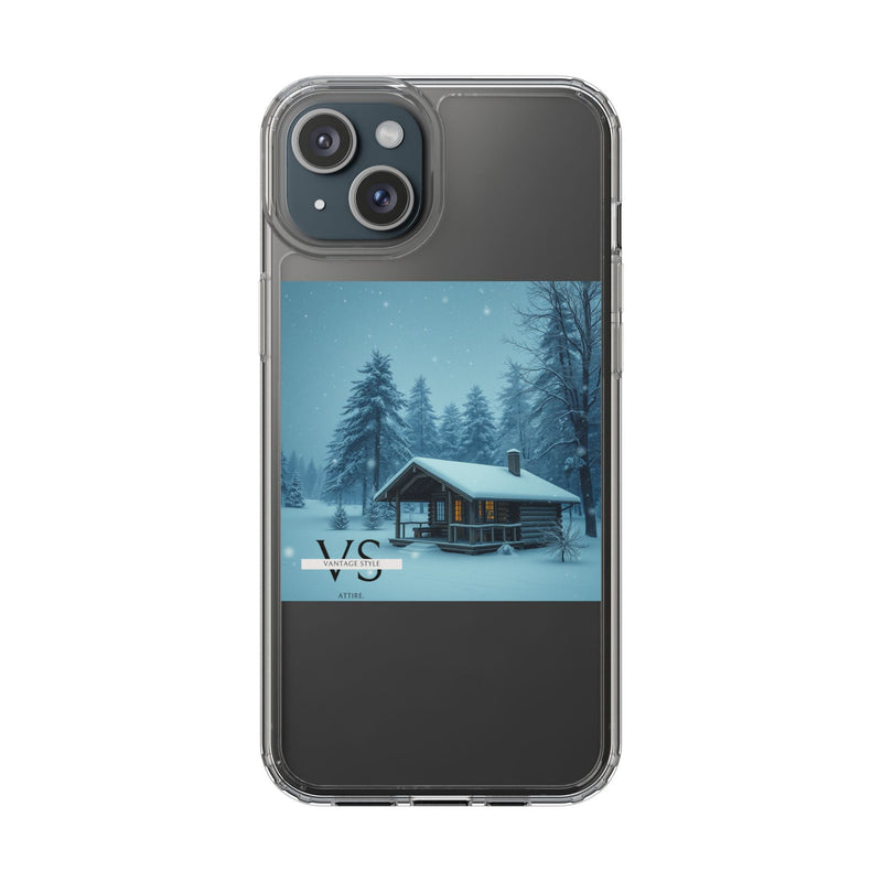 Vantage Style Elegant Mobile Case with iconic logo, sophisticated design, and shock-absorbing protection.