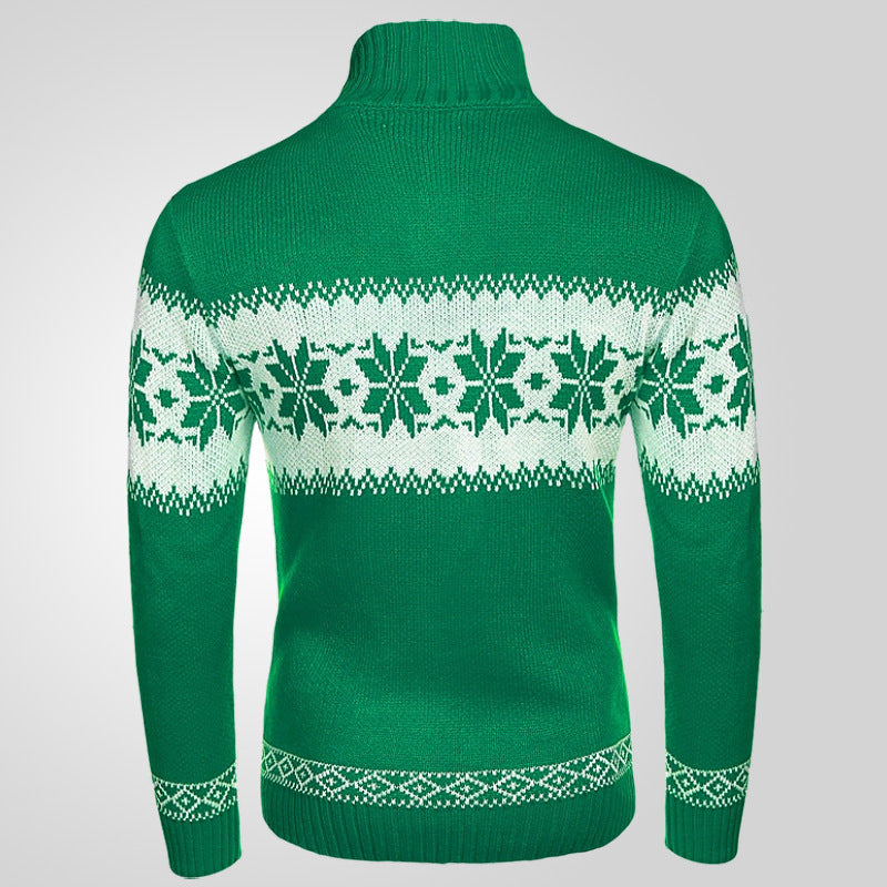 Men Pullover Sweater | Stylish Knitted Long-Sleeve Fashion