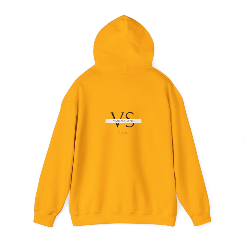 Urban Vibes Men's Graphic Hoodie in yellow with bold graphics for streetwear enthusiasts, combining stylish comfort with high-quality materials.