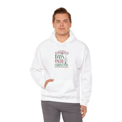 Limited edition men's Christmas hooded sweatshirt, festive style, warm and comfortable, ethically sourced cotton, holiday wardrobe essential.