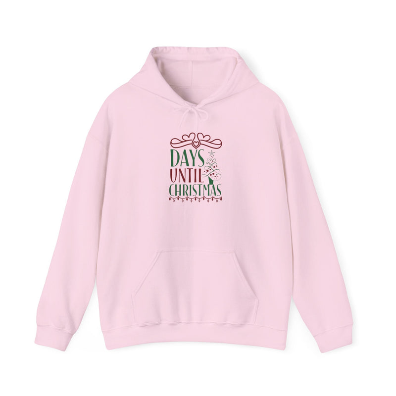 Limited Edition Men's Christmas Hooded Sweatshirt in pink with festive design, perfect for holiday warmth and style.