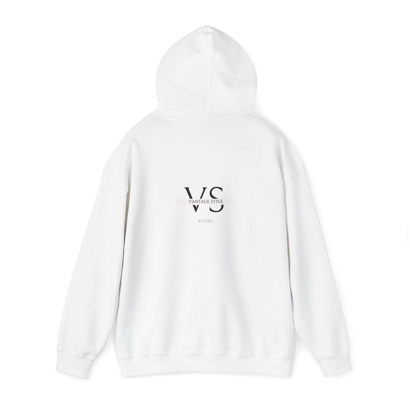 Urban Vibes Men's Graphic Hoodie in white, showcasing stylish comfort for streetwear enthusiasts with bold graphics.