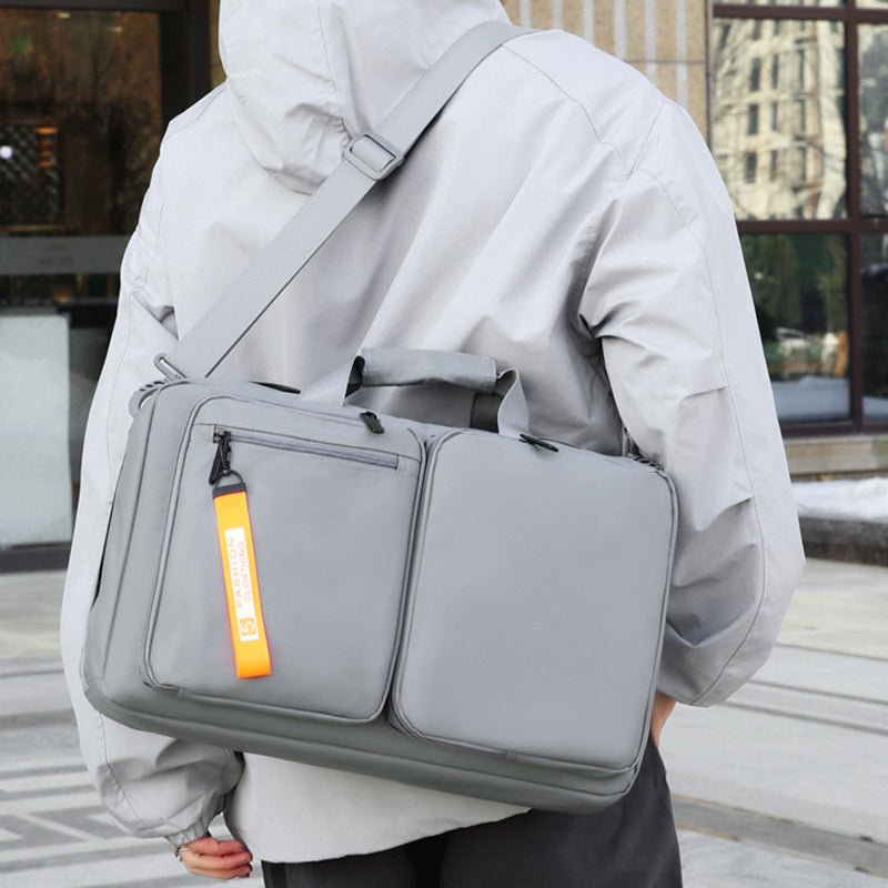 Vantage Style Business Laptop Bag in gray, spacious and versatile for travel and leisure use.